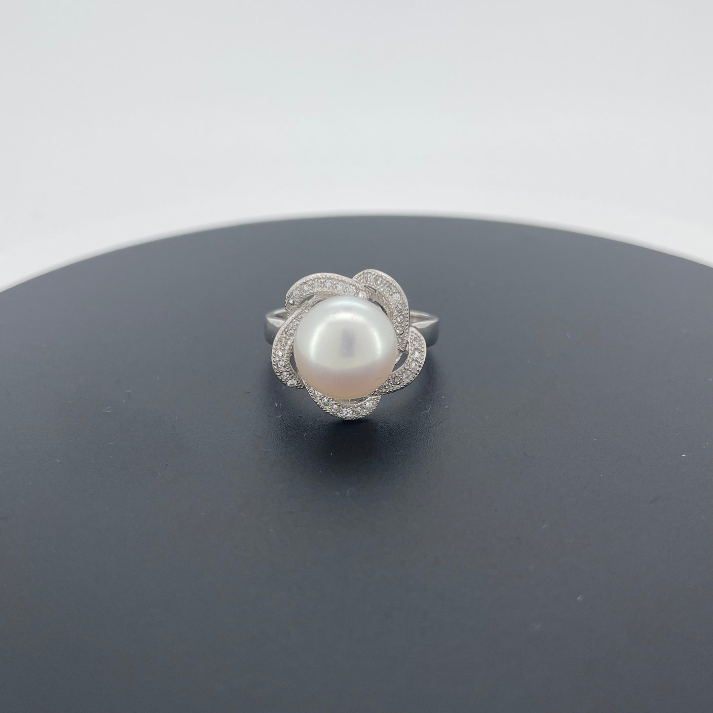 Silver Pearl Ring Size 7 | Gemsilver