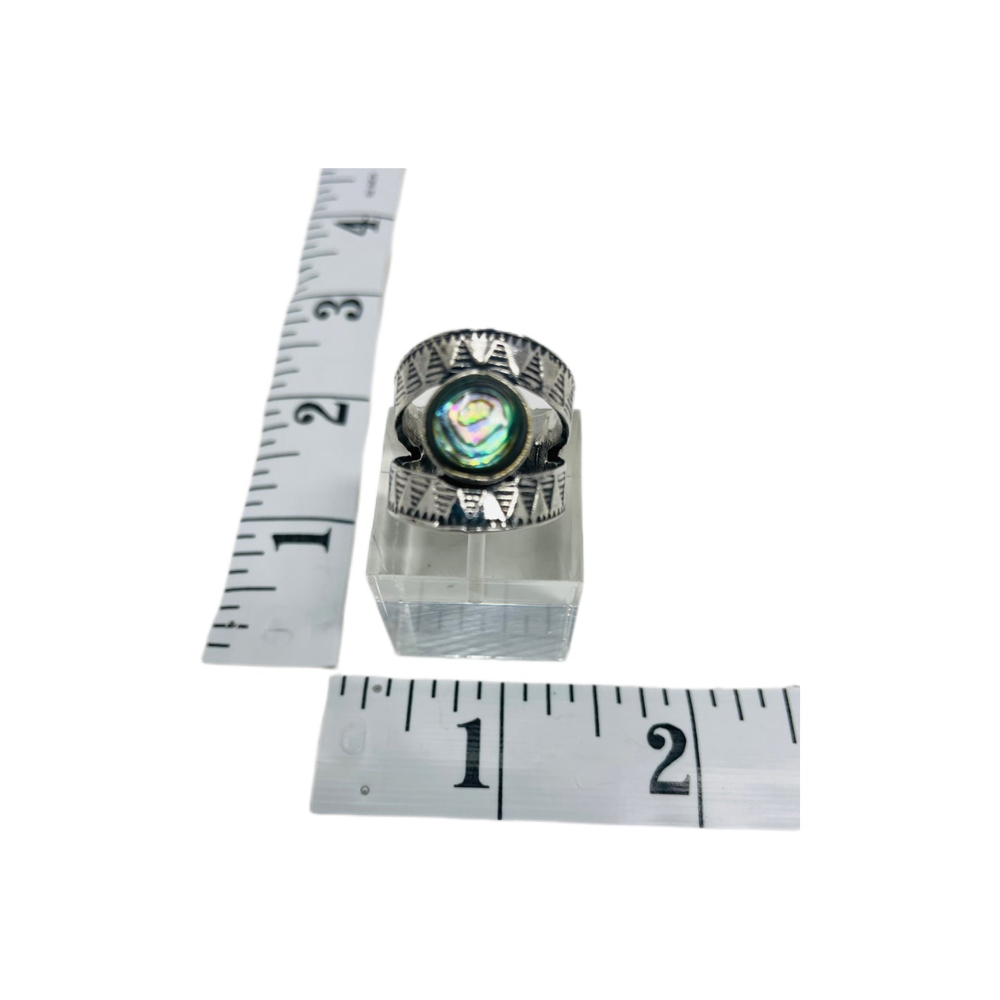 Abalone Sterling Silver Ring