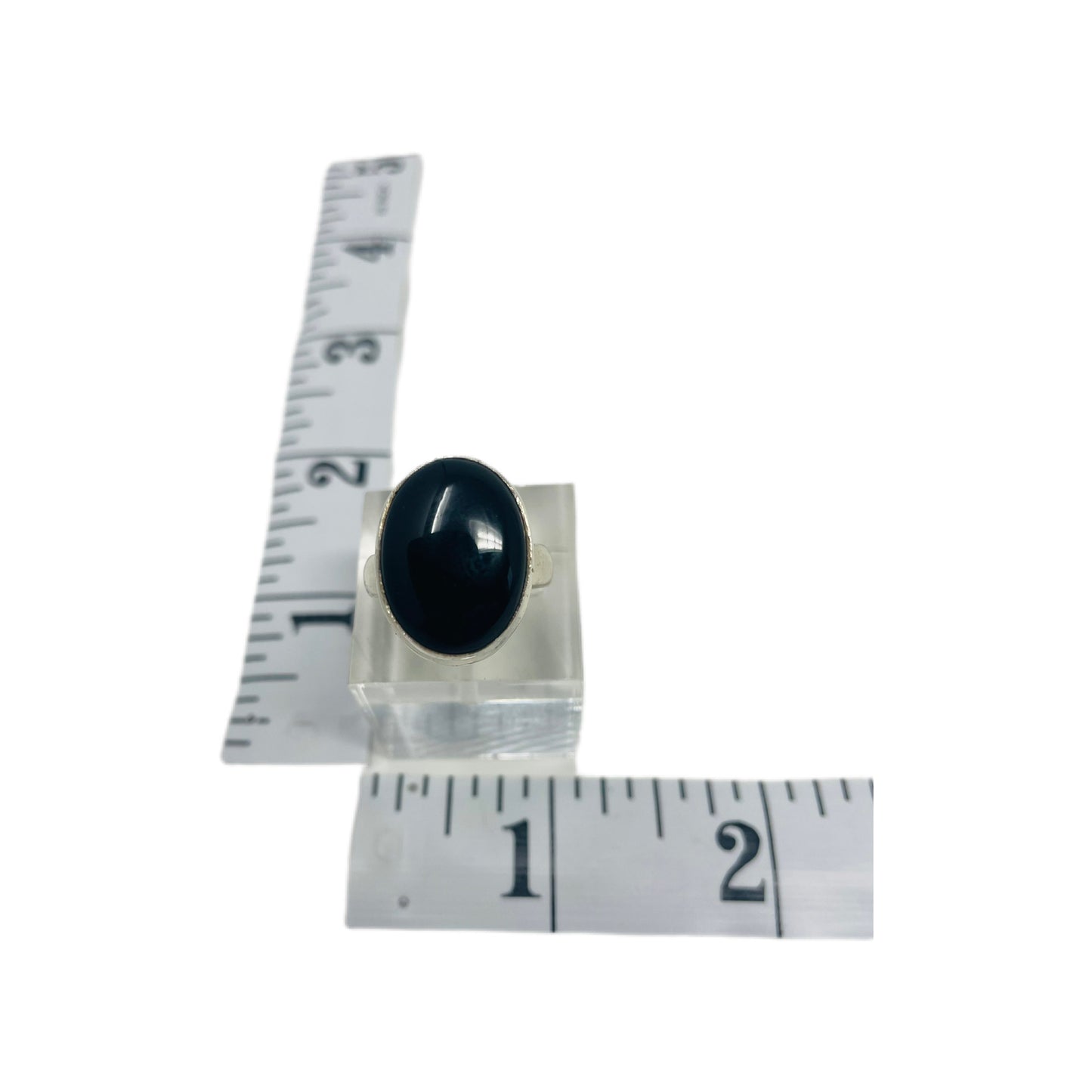 Black Onyx Sterling Silver Ring