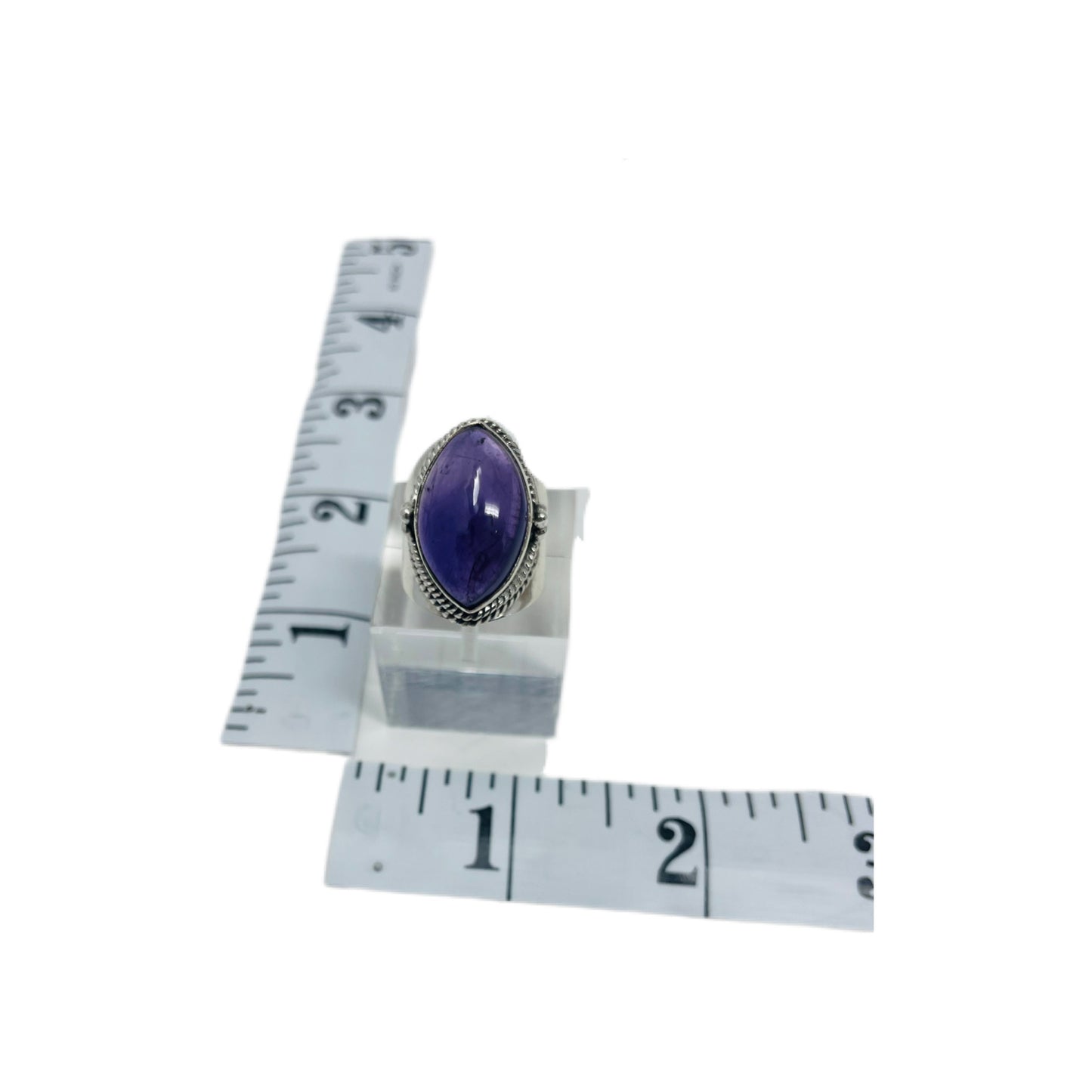 Amethyst Sterling Silver Ring