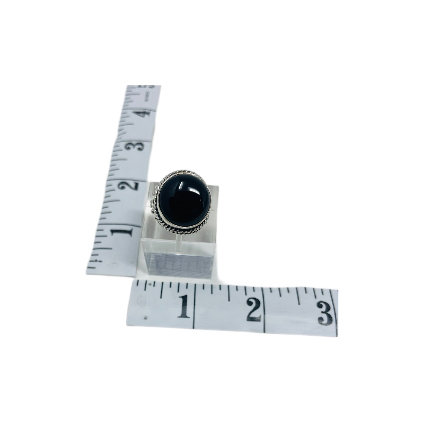 Black Onyx Sterling Silver Ring