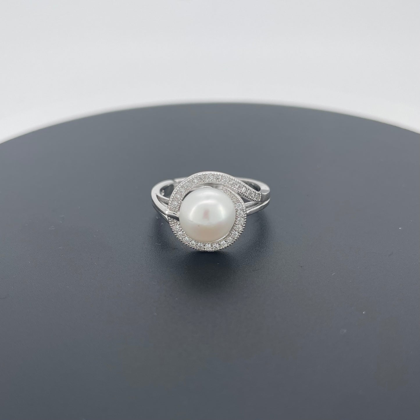 Silver Pearl Ring Size 7 | Gemsilver