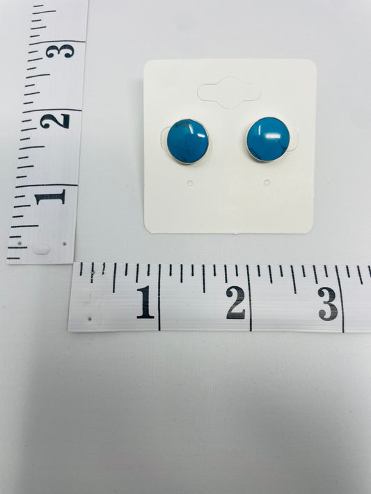 Silver Turquoise Earrings by Gemsilver