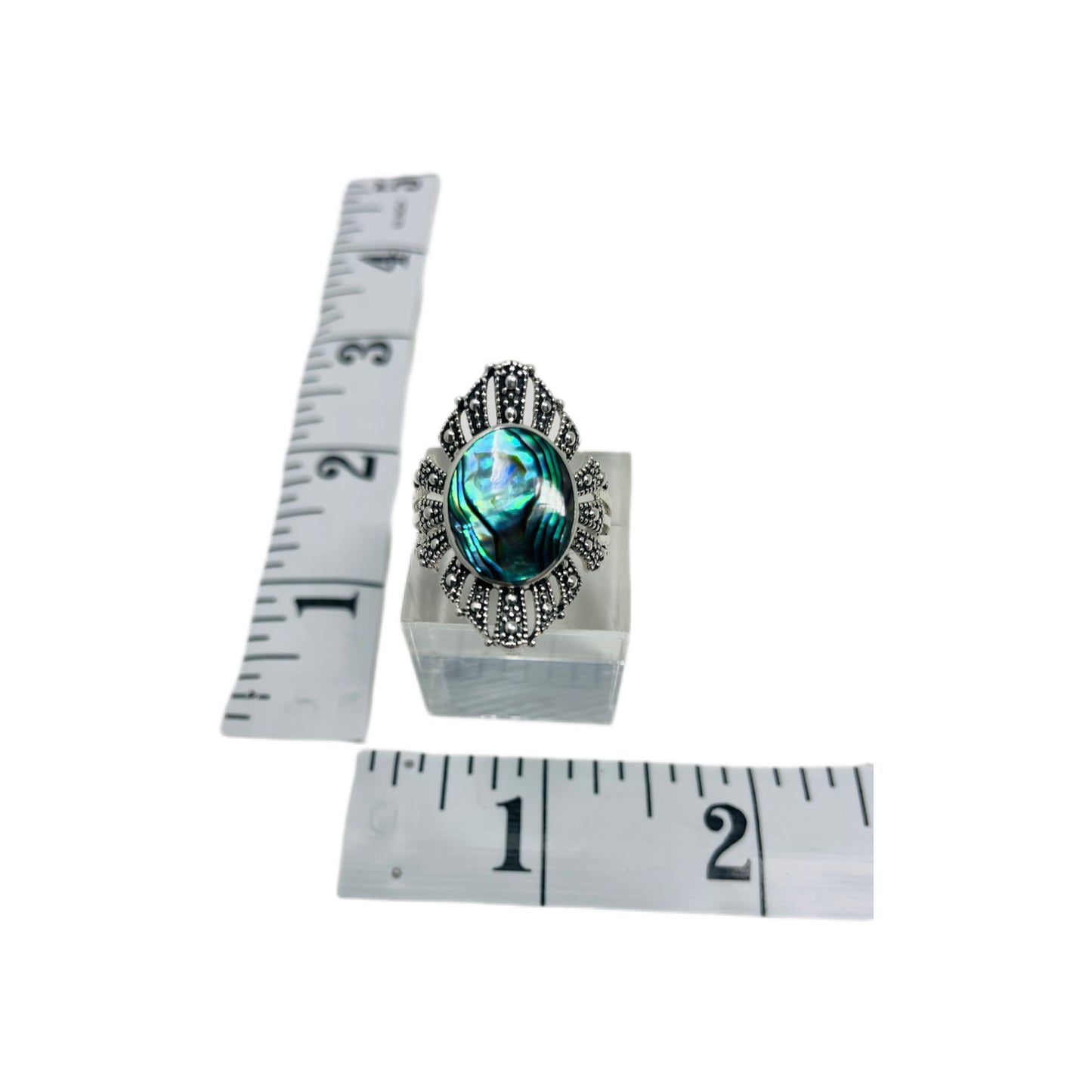 Abalone Sterling Silver Ring