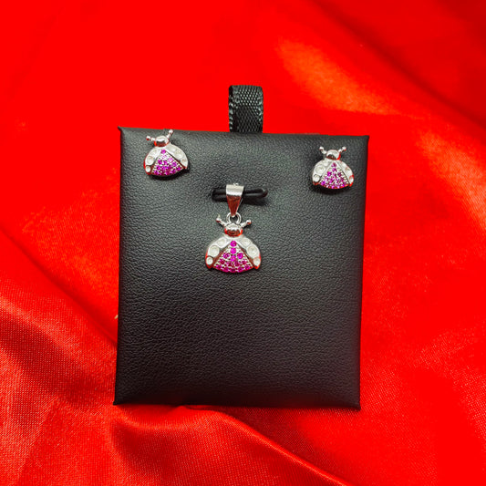 Silver Necklace Set by Gemsilver NS202