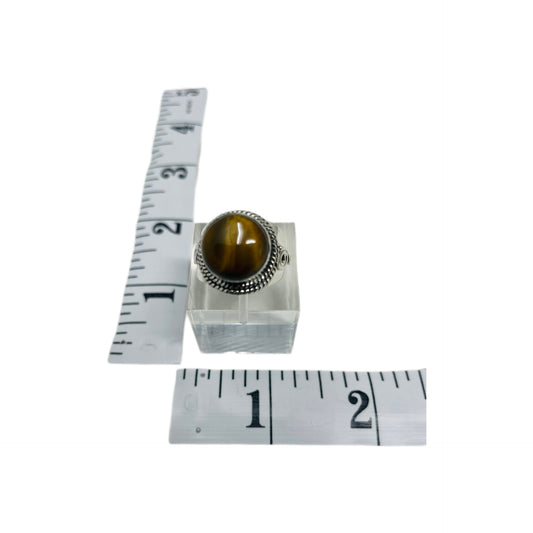 Tiger Eye Sterling Silver Ring