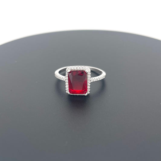 Silver Ring Size 8 by Gemsilver
