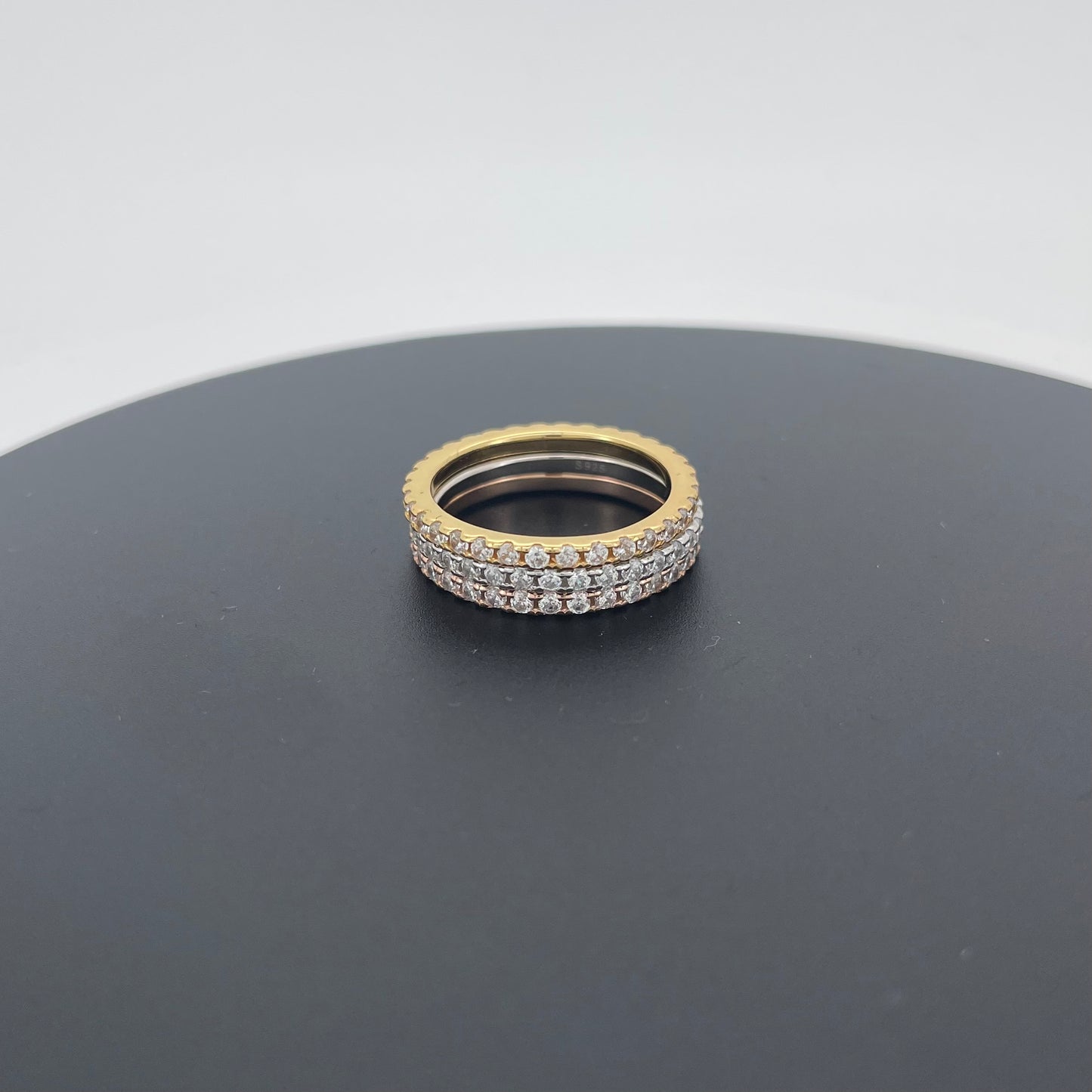 Silver Ring – Size 7 3 Ring Set | Gemsilver