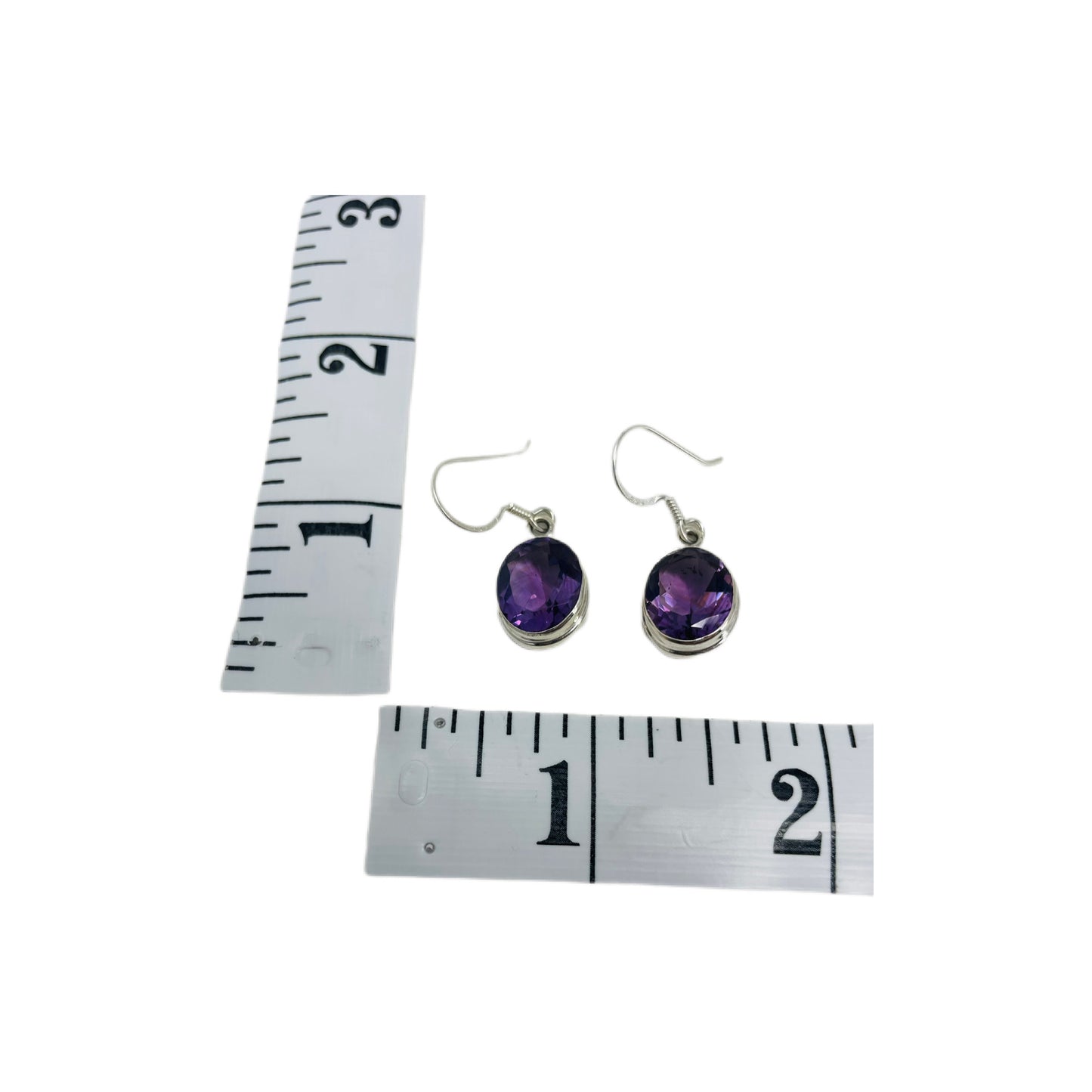 Amethyst Sterling Silver Earrings