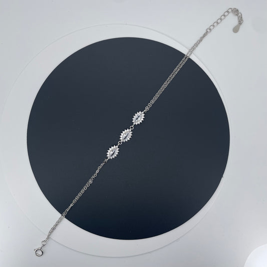 Silver CZ Bracelet – Classic Shine | Gemsilver