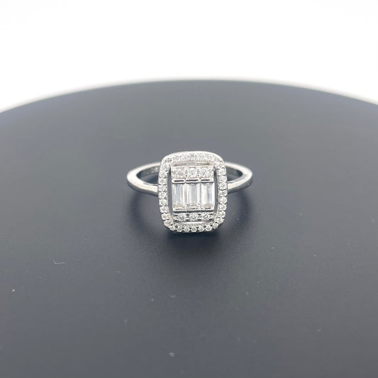 Silver Ring Size 8 by Gemsilver