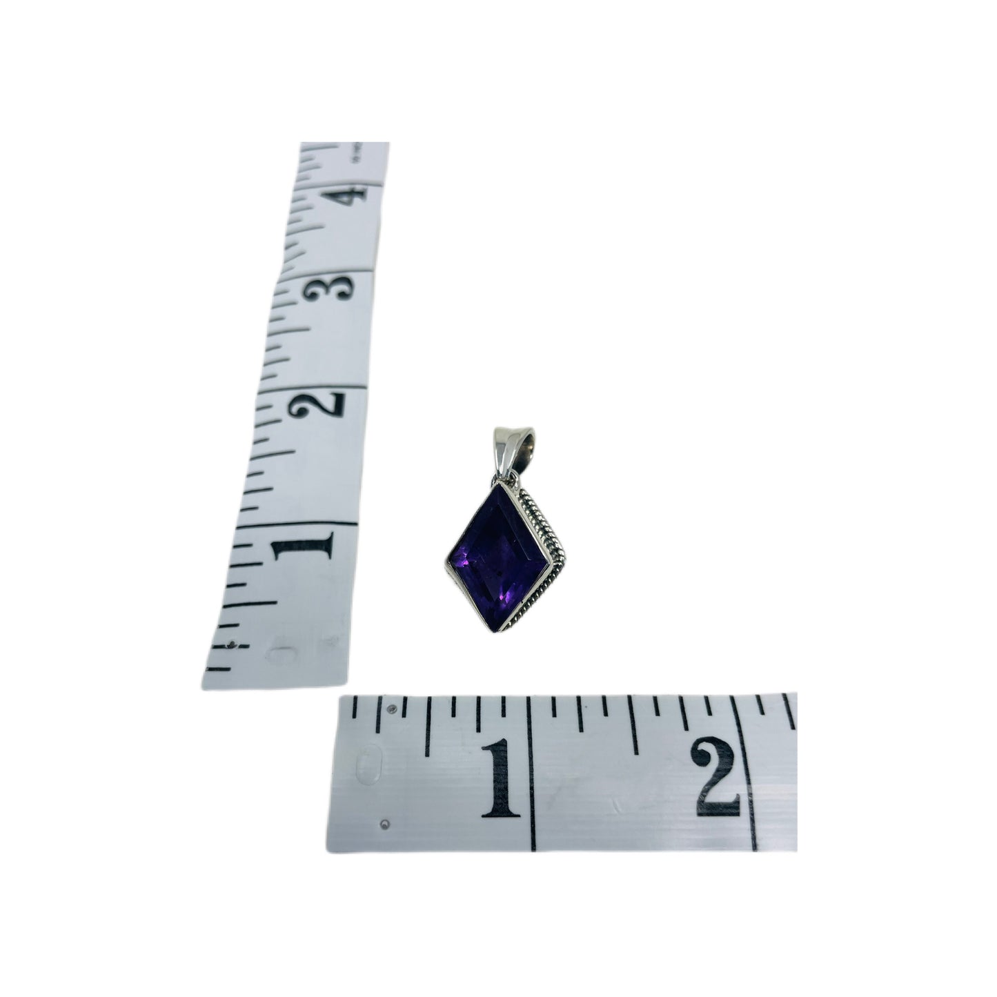 Amethyst Sterling Silver Pendant