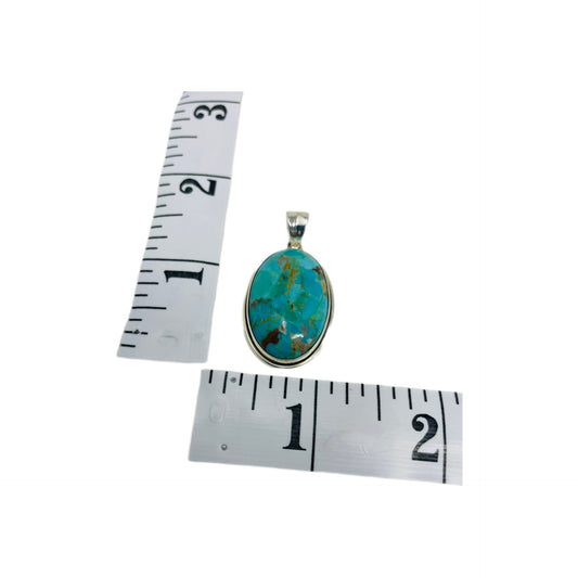 Turquoise Sterling Silver Pendant