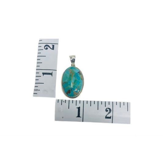 Turquoise Sterling Silver Pendant