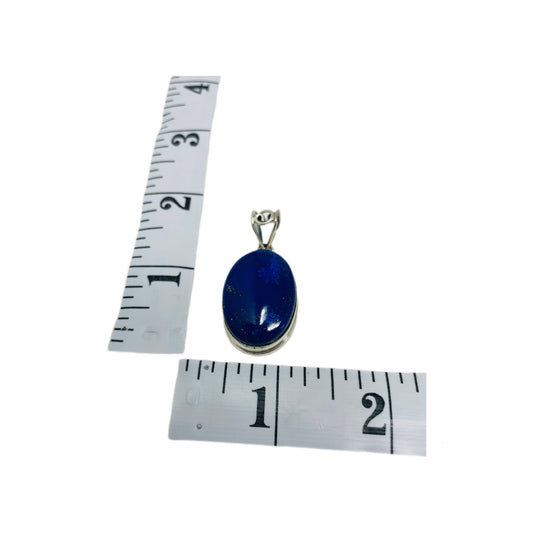 Lapis Lazuli Sterling Silver Pendant