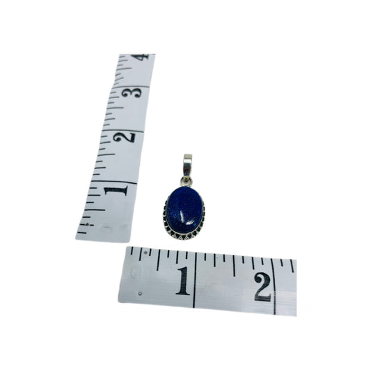 Lapis Lazuli Sterling Silver Pendant