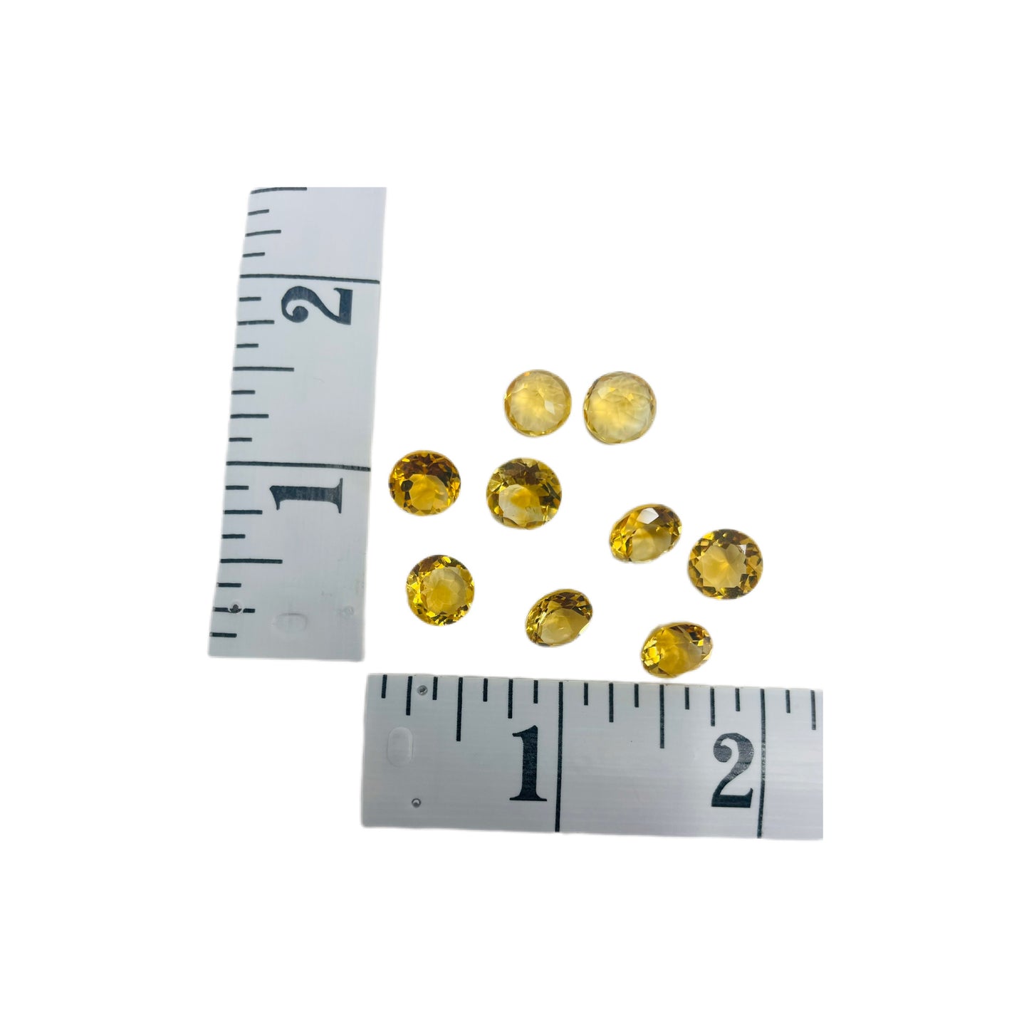 Citrine Gemstone Round