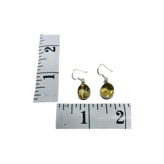 Citrine Sterling Silver Earrings