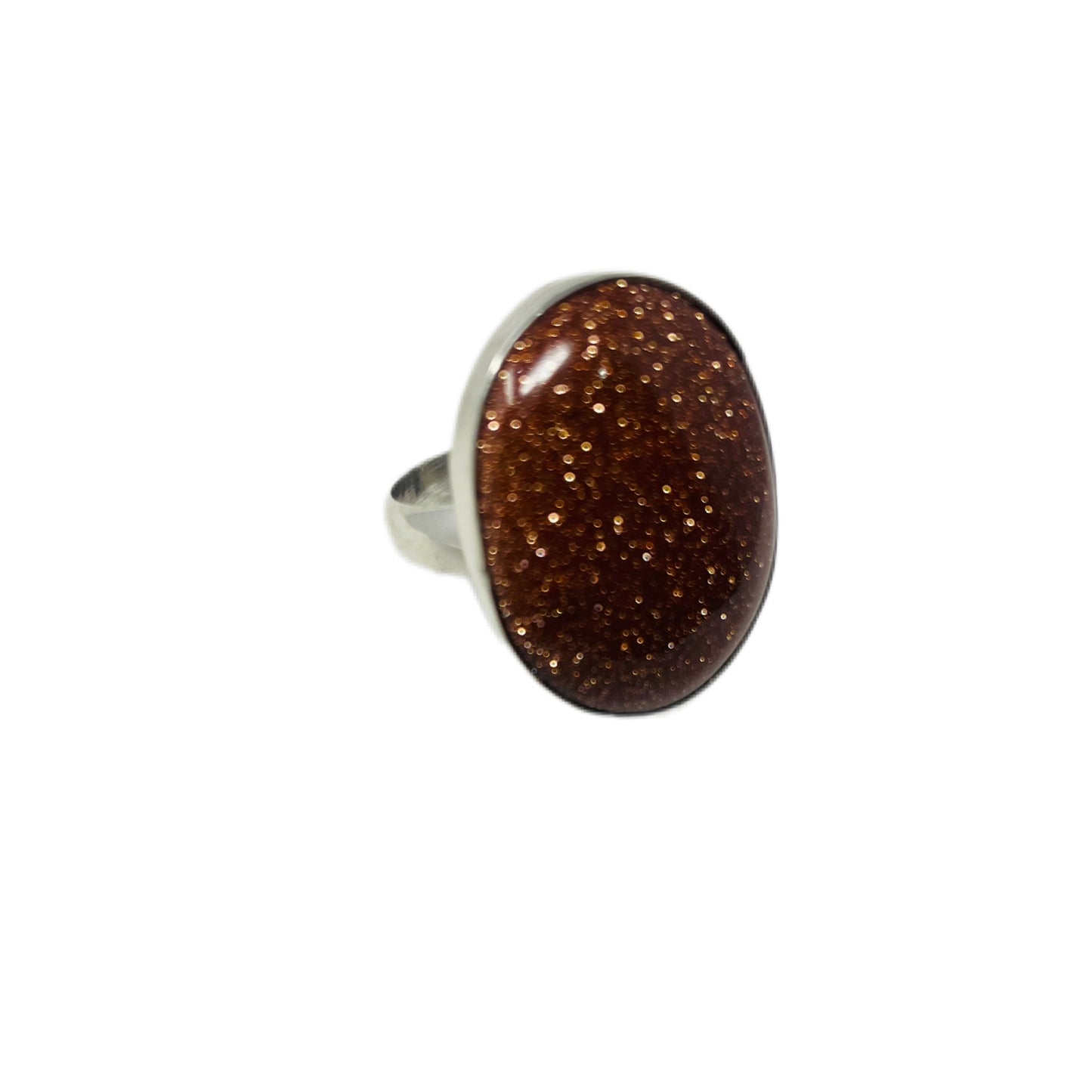 Goldstone Sterling Silver Ring