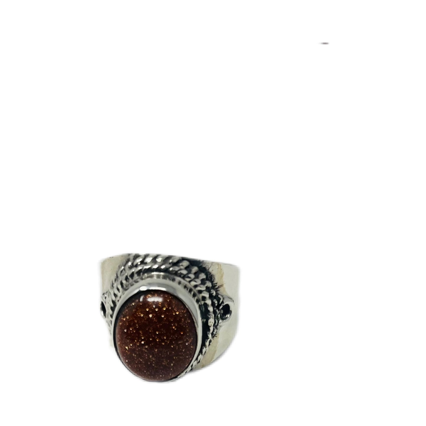 Goldstone Sterling Silver Ring