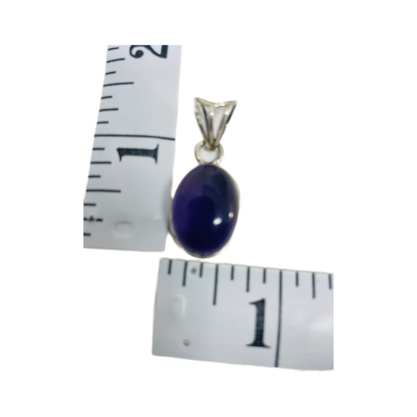 Amethyst Sterling Silver Pendant