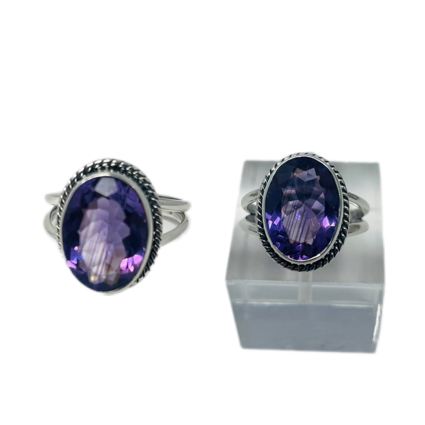 Amethyst Sterling Silver Ring