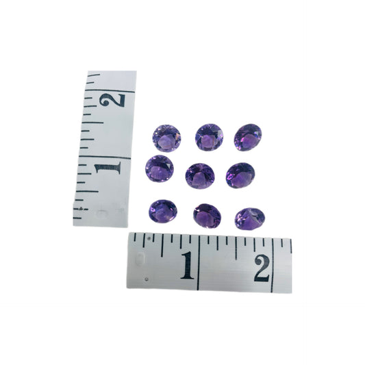 Amethyst Gemstone Round