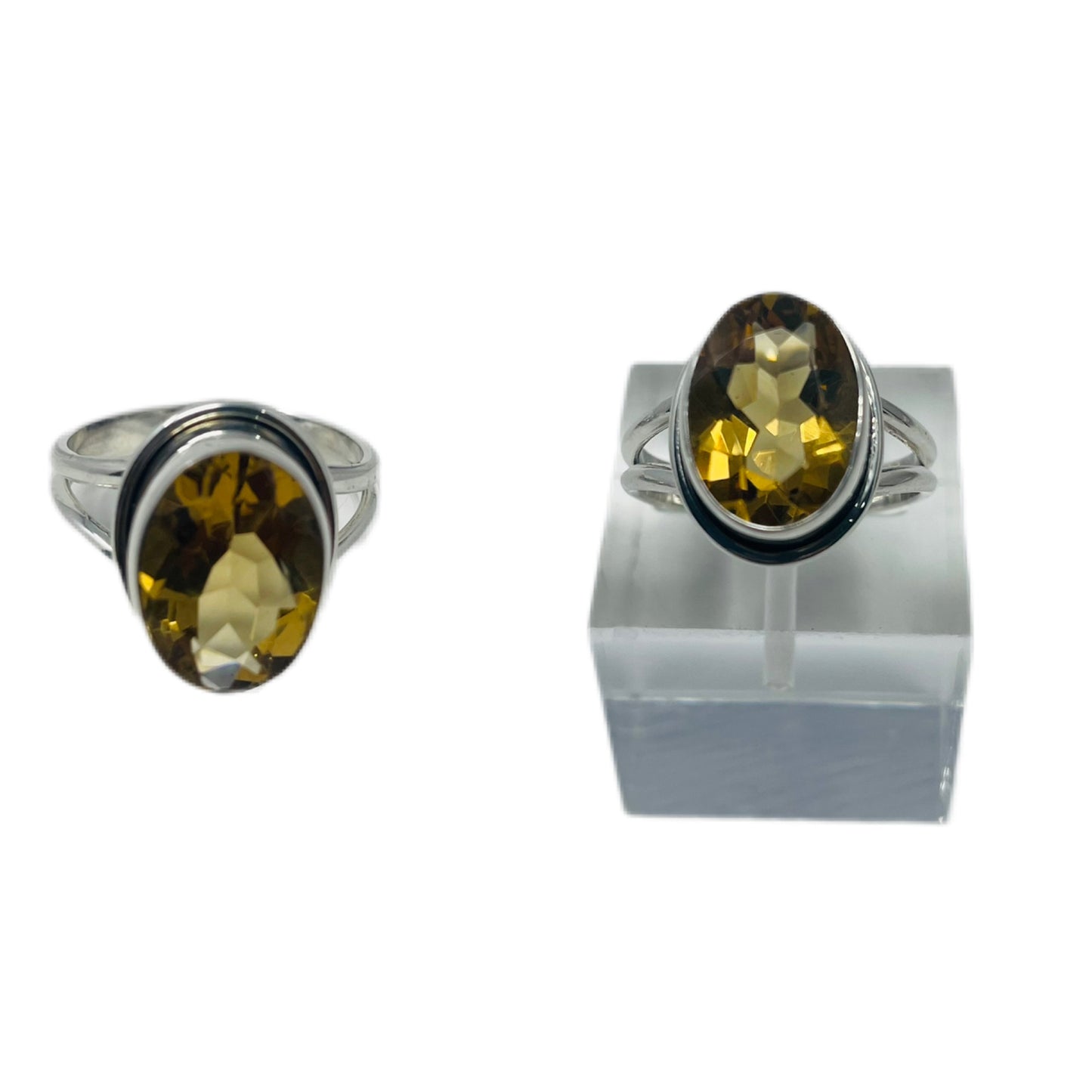 Citrine Sterling Silver Ring