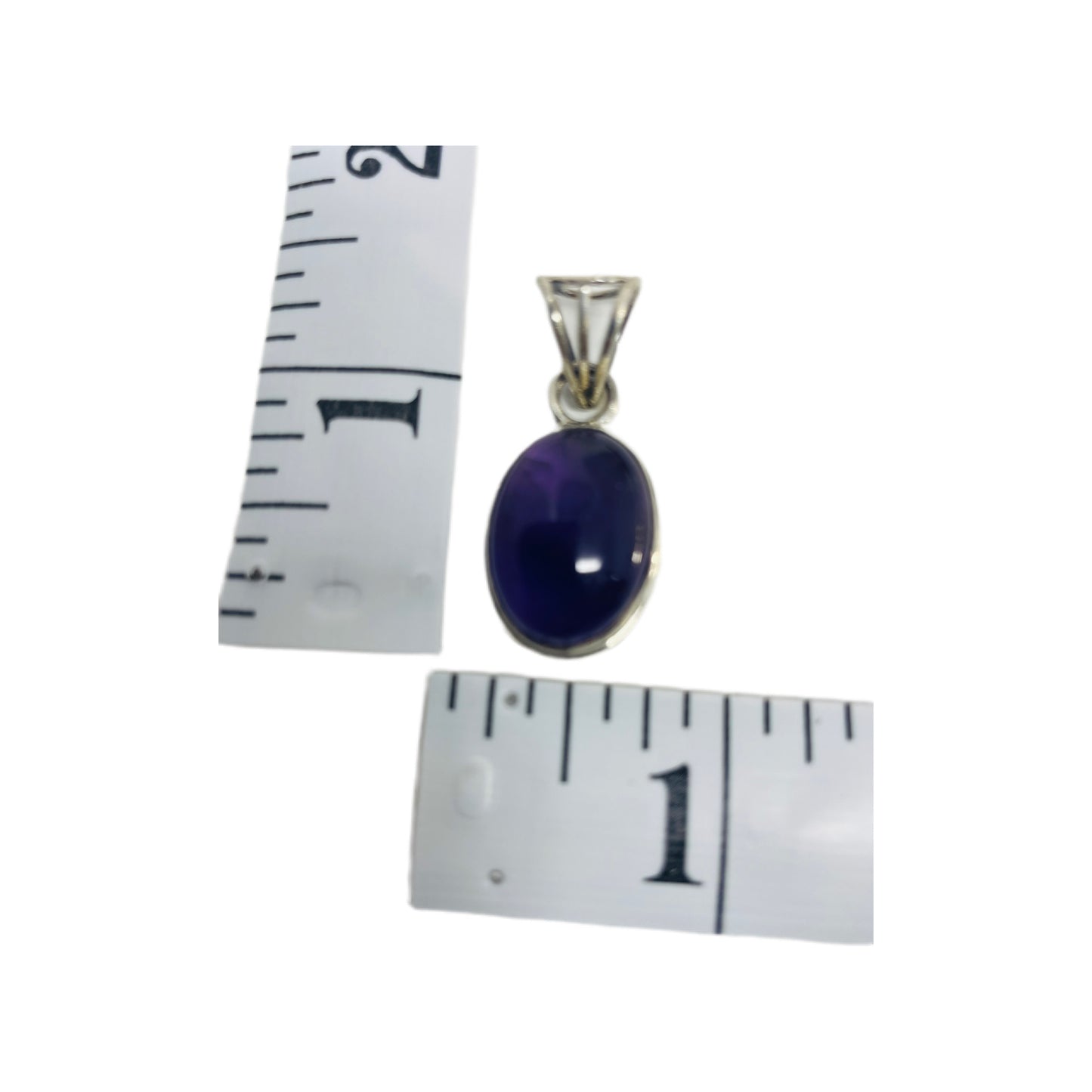 Amethyst Sterling Silver Pendant