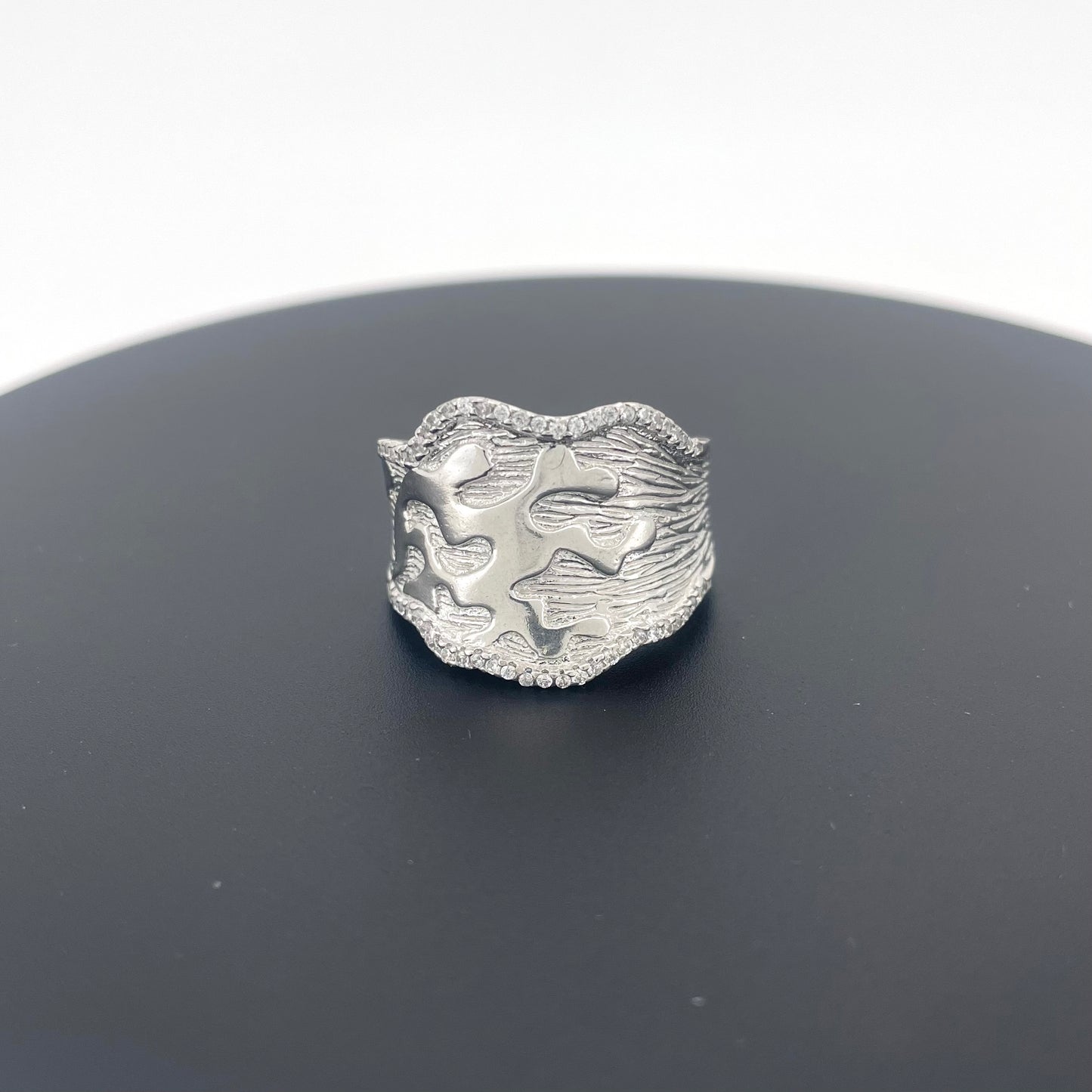 Silver Ring Size 8 by Gemsilver