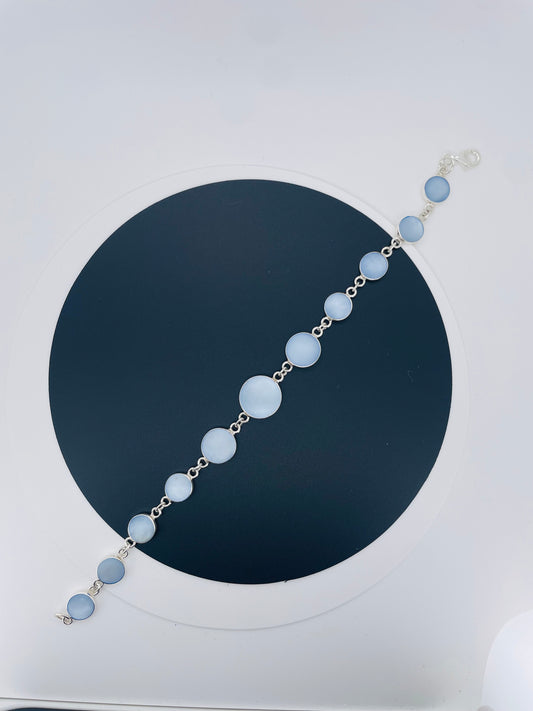 Silver Mother of Pearl Bracelet – Peace & Beauty | Gemsilver