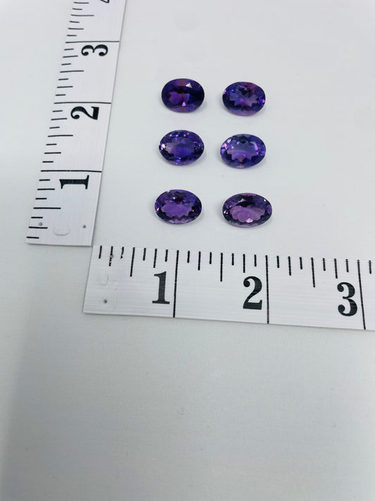 Amethyst gemstone Oval Shape- 10MM X 14MM