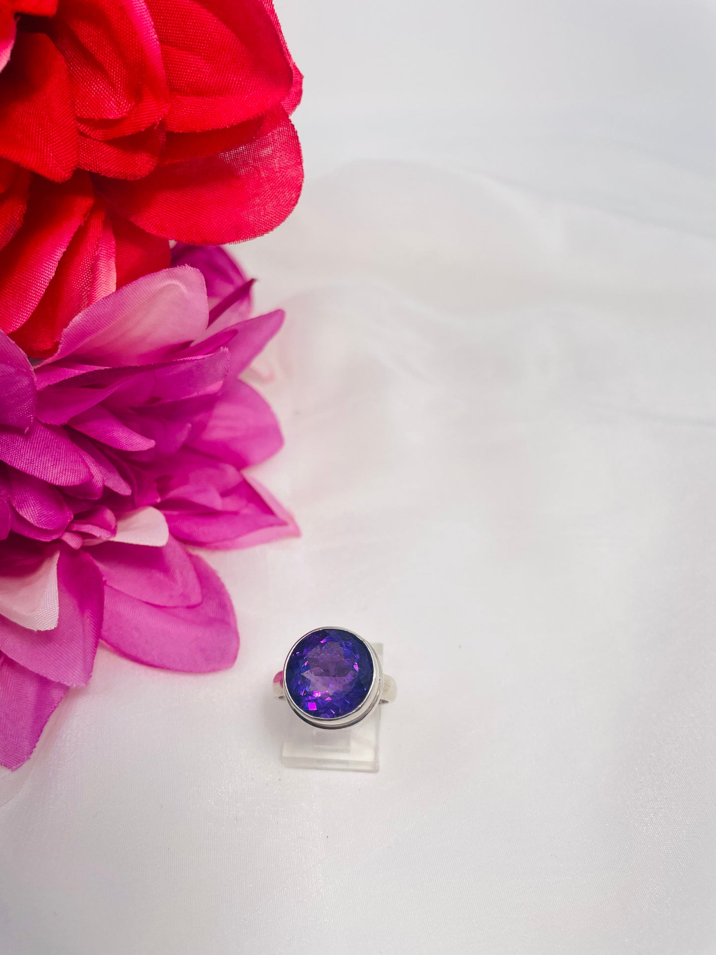 925 Sterling Silver Amethyst Ring