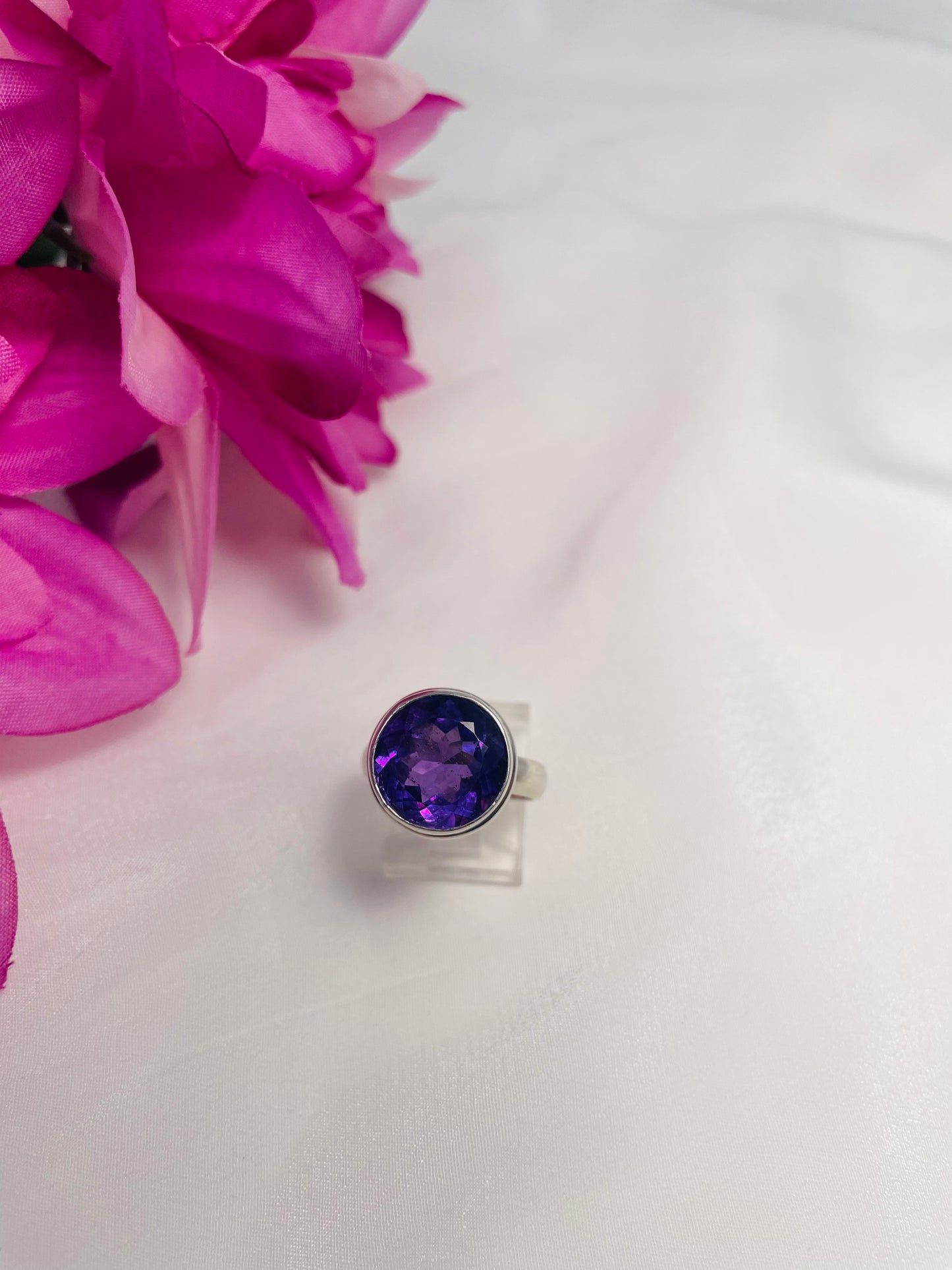 925 Sterling Silver Amethyst Ring