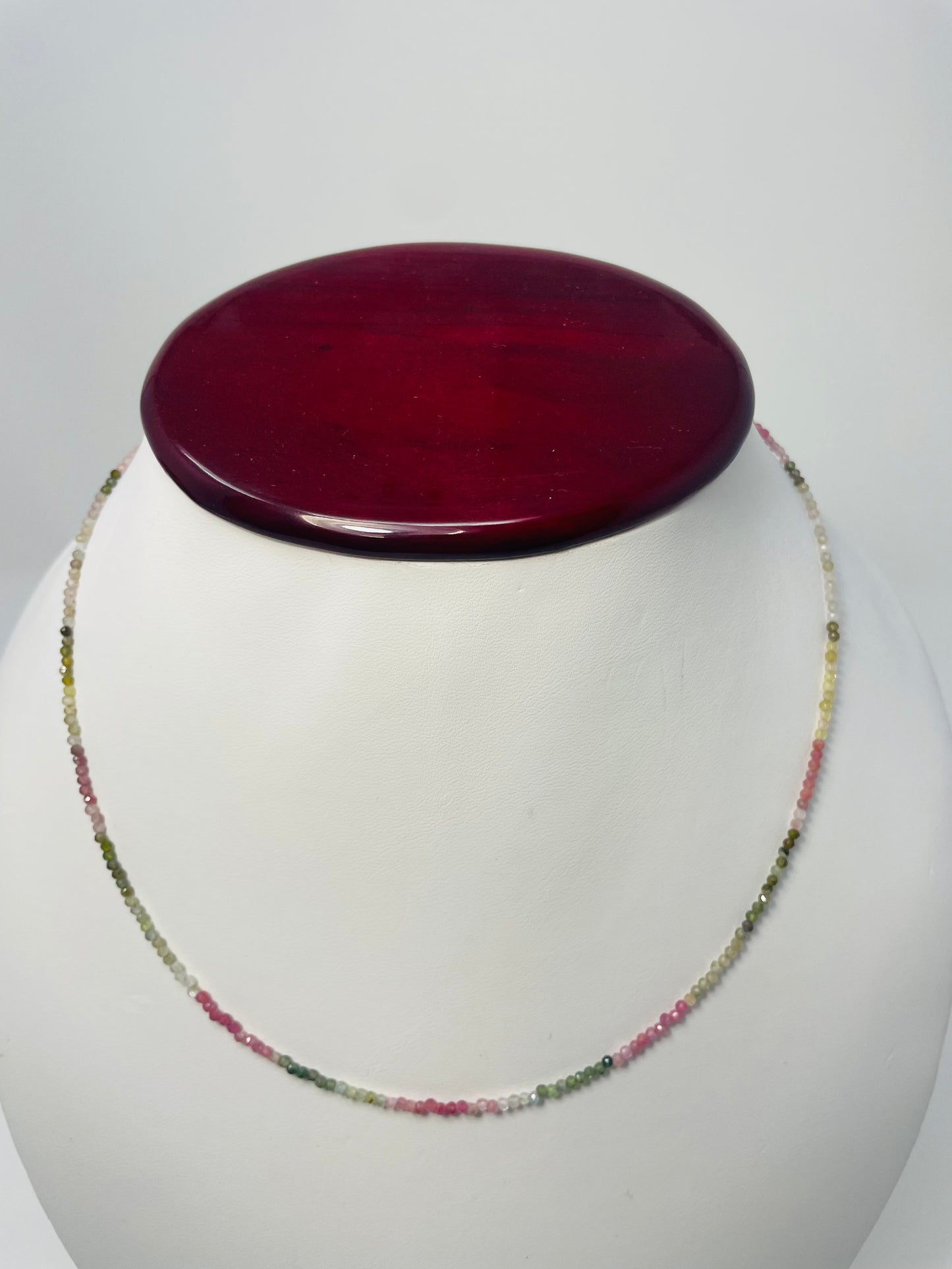 Tourmaline Sterling Silver Necklace