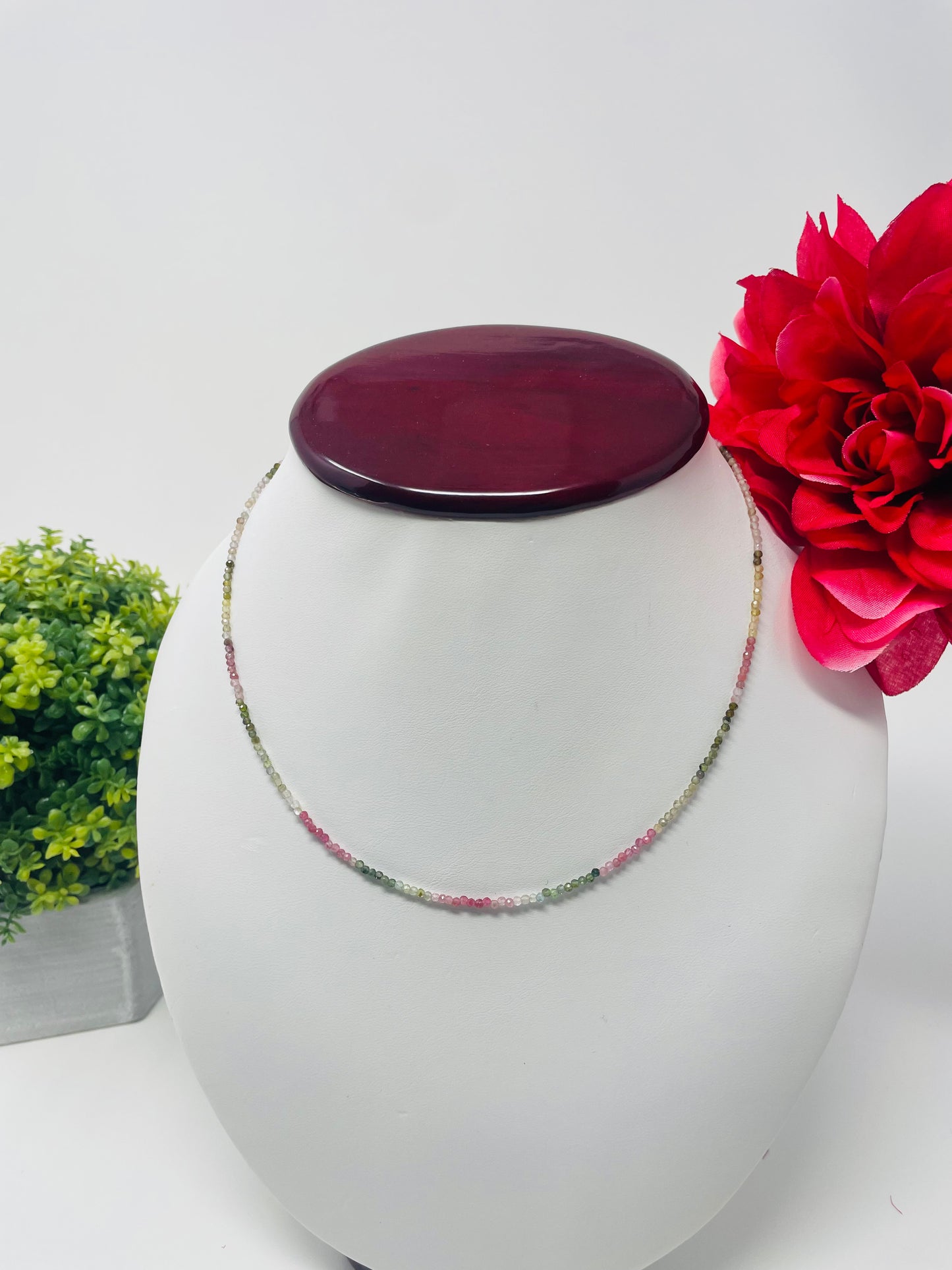 Tourmaline Sterling Silver Necklace